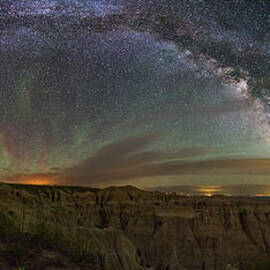  Pinnacles Overlook at Night by Aaron J Groen