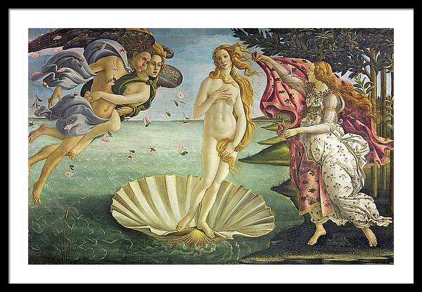 The Birth of Venus by Botticelli Framed Print