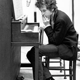 Bob Dylan Records Highway 61 Revisited by Michael Ochs Archives