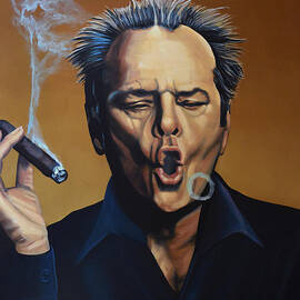 Jack Nicholson Painting by Paul Meijering