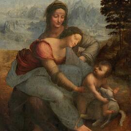 The Virgin And Child With St. Anne by Leonardo Da Vinci