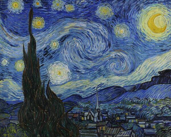 Starry Night by Vincent van Gogh Art Print