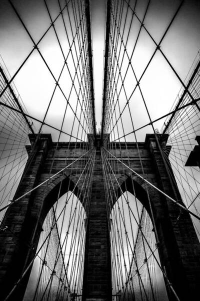 Symmetry of a Suspension Bridge Poster