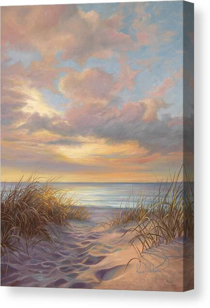 A Moment Of Tranquility Canvas Art Print by Lucie Bilodeau
