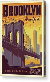 Travel Posters Acrylic Prints for Sale
