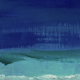 Calm Waters- Abstract Landscape Painting by Linda Woods