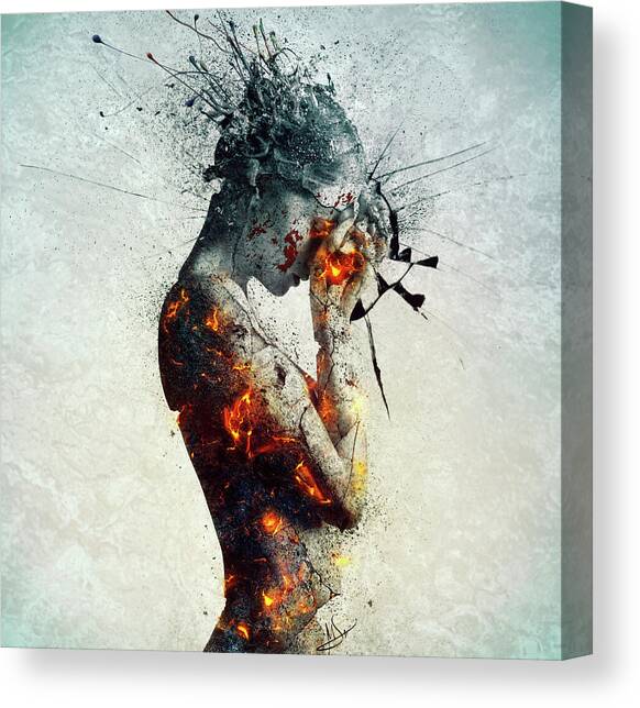 Deliberation Canvas Art Print by Mario Sanchez Nevado