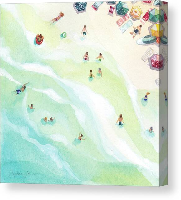 Docking Station Canvas Art Print by Stephie Jones