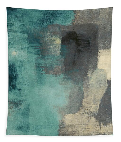 Serene Blue Hues Tapestry