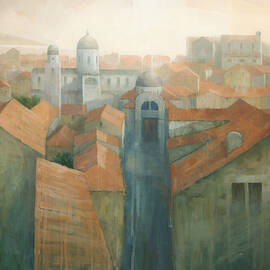 Dubrovnik Rooftops by Steve Mitchell