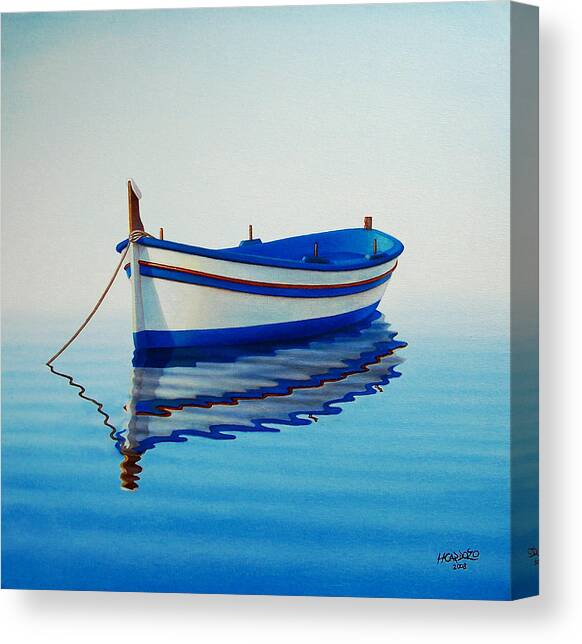Fishing Boat II Canvas Art Print by Horacio Cardozo