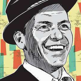 Frank Sinatra Pop Art by Jim Zahniser