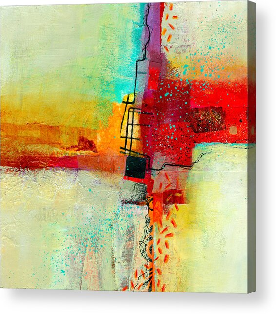 Vivid Abstract Composition Acrylic Print