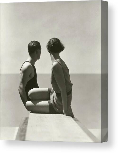 The Divers Canvas Art Print by George Hoyningen-Huene