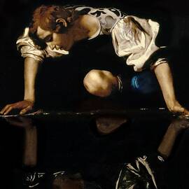 Narcissus by Caravaggio