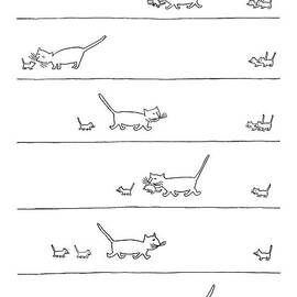 New Yorker December 30th, 1950 by Saul Steinberg