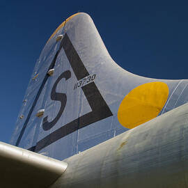 Peacemaker Bomber Tail Section Detail by Carol Leigh