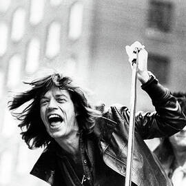 Rolling Stones On Fifth Avenue by Fred W. McDarrah