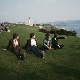 The Beatles On Plymouth Hoe by David Redfern