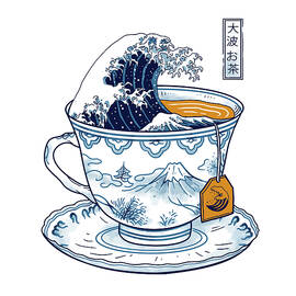 The Great Kanagawa Tea by Vincent Trinidad