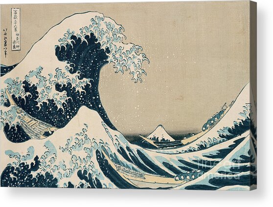 The Great Wave Off Kanagawa Acrylic Print