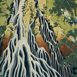 The Kirifuri Waterfall by Hokusai