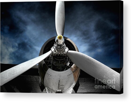 Propeller Against Dramatic Sky Acrylic Print