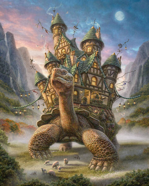 Enchanted Turtle's Journey Poster