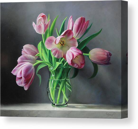 Tullips from Holland Canvas Art Print by Pieter Wagemans