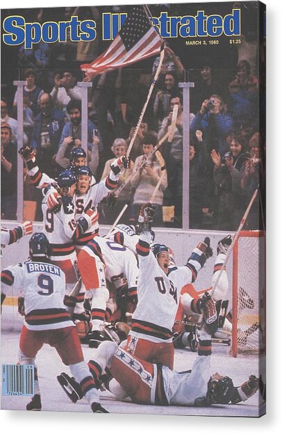 Miracle on Ice Victory Celebration Acrylic Print