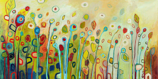 Vibrant Nature Abstraction Poster